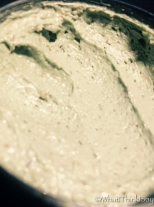 This picture does not do justice to the beautiful minty green color of this mask.