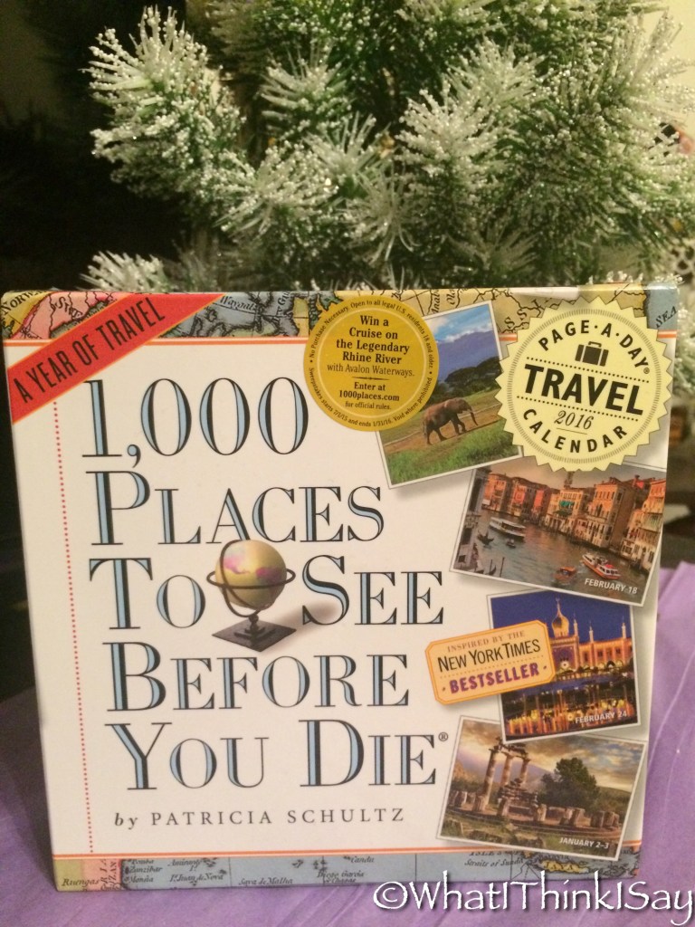 1000 Places to See Before You Die Page-A-Day Calendar